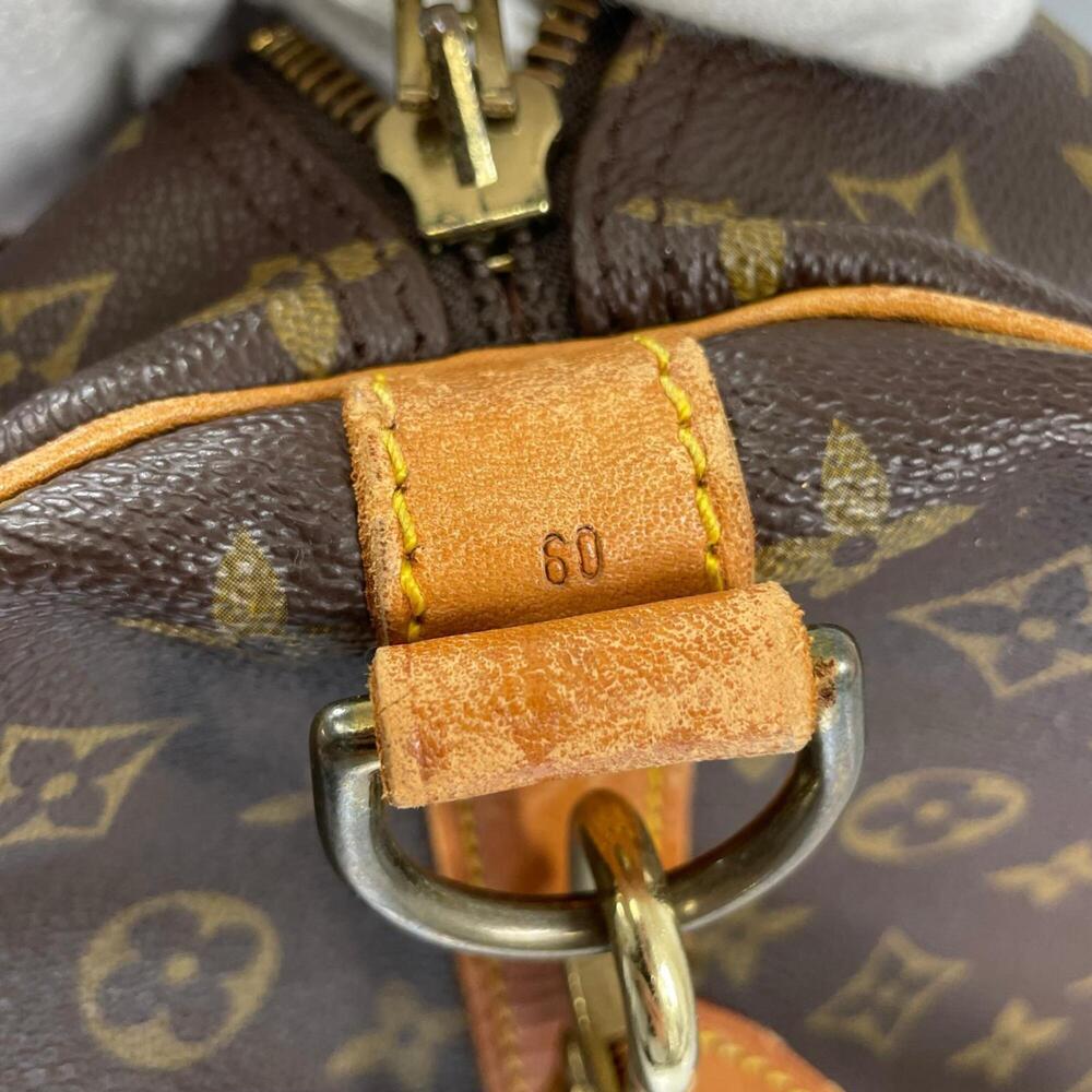 LOUIS VUITTON Brown Monogram Canvas Keepall 60 Boston Bag - Picture 11 of 15